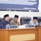 Rapat paripurna DPRD Kabupaten Sukabumi tiga pembahasan