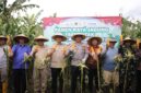 Panen Raya Jagung Serentak Kuartal I di Kampung Gudang, Nagrak, Kamis (8/1/2026).