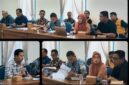 Rapat kerja DPRD Kabupaten Sukabumi melalui Bapemperda di Kantor Dishub, Jumat (9/1/2026).