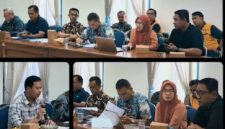 Rapat kerja DPRD Kabupaten Sukabumi melalui Bapemperda di Kantor Dishub, Jumat (9/1/2026).