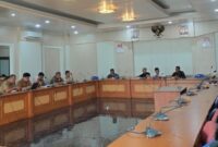 Audiensi DPRD bersama Bapeksi di ruang Badan Musyawarah DPRD Kabupaten Sukabumi, Selasa (5/5/2026).