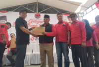 Anggota DPRD Fraksi PDI Perjuangan hadiri Gebyar Bulan Bung Karno 2026 di Cempaka Ratu, Kecamatan Cikakak, Kabupaten Sukabumi, Rabu (8/7/2026).
