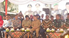 Ketua DPRD Kabupaten Sukabumi, Budi Azhar Mutawali, saat menghadiri launching Parkir Wisata Someah di Kawasan Pantai Istana Presiden, Citepus, Palabuhanratu, Senin (3/8/20206).