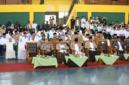 Ketua DPRD Kabupaten Sukabumi, Budi Azhar Mutawali (kedua kiri), saat menghadiri pelantikan pengurus MUI, Selasa (1/9/2026).