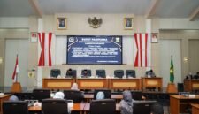 Rapat paripurna DPRD Kabupaten Sukabumi, Kamis (3/9/2026).