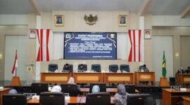 Rapat paripurna DPRD Kabupaten Sukabumi, Kamis (3/9/2026).