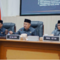 DPRD Kabupaten Sukabumi gelar rapat paripurna sepakati dua raperda strategis, Kamis (1/10/2026).